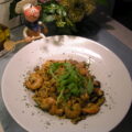 Pasta bordje met scampi ’s en st – jacobsvruchten