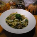 Pasta met varkenshaasje en groenten