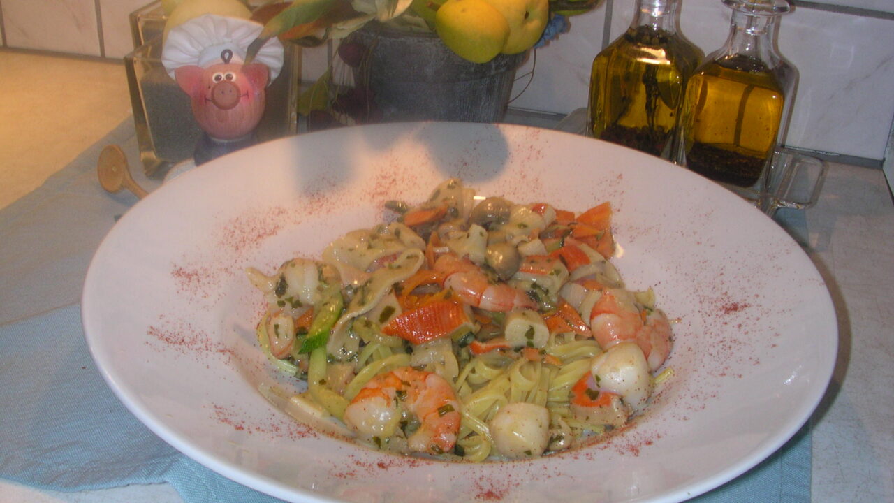 Seafood pasta