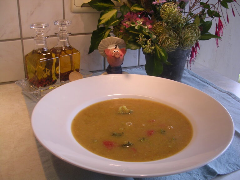 Soep : herfst soep met broccoli en tomaten enz …