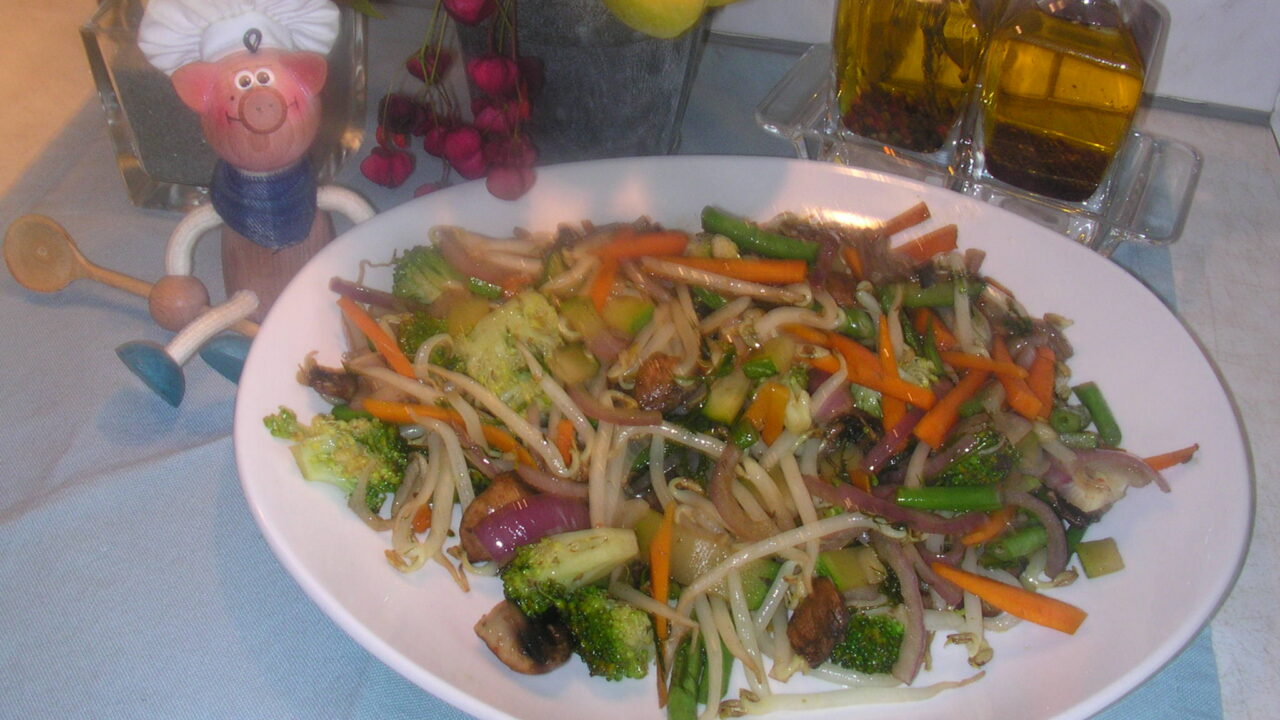 Wok vegetables