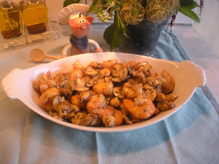 Scampi ’s en St – jacobsvruchten