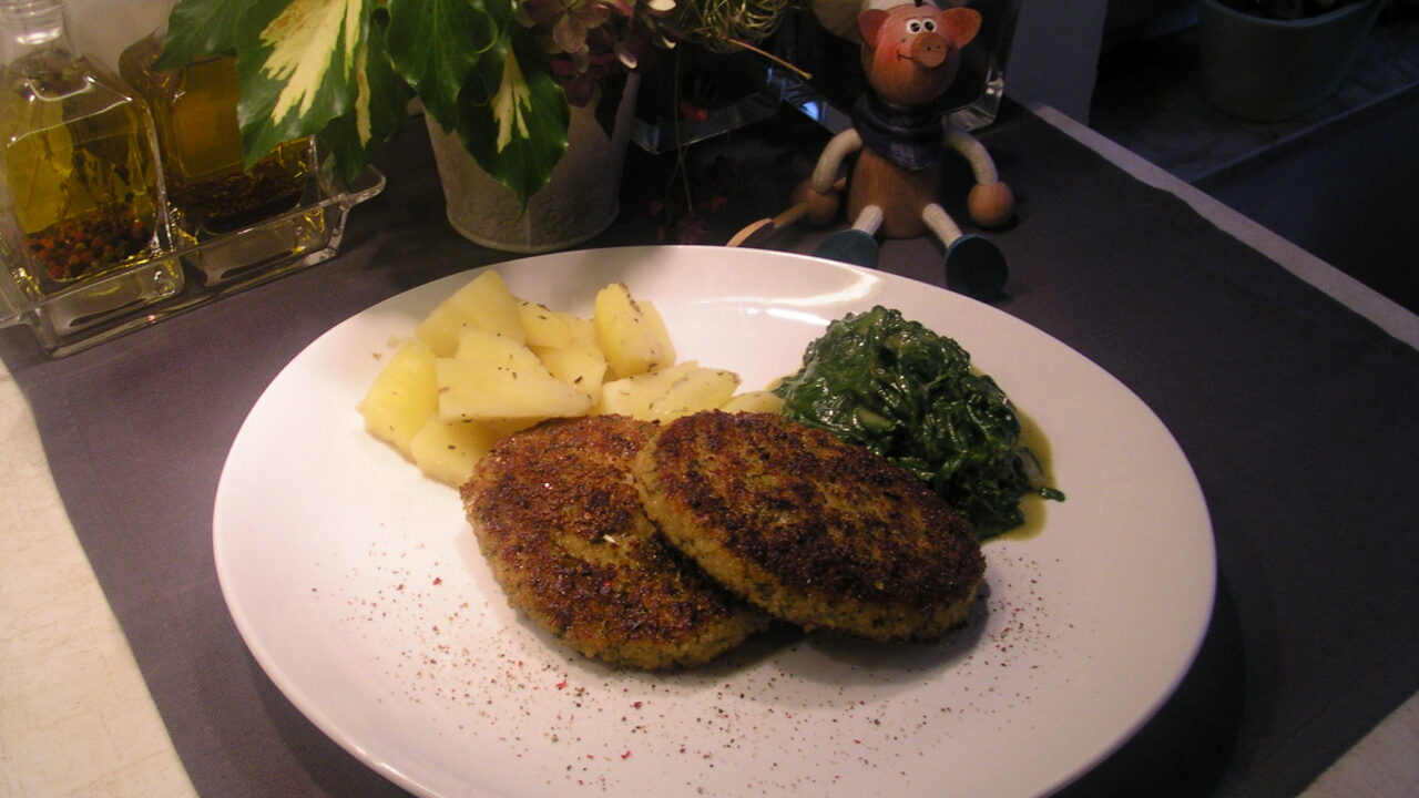 Simpel maar lekker : kippen – schnitzel met spinazie