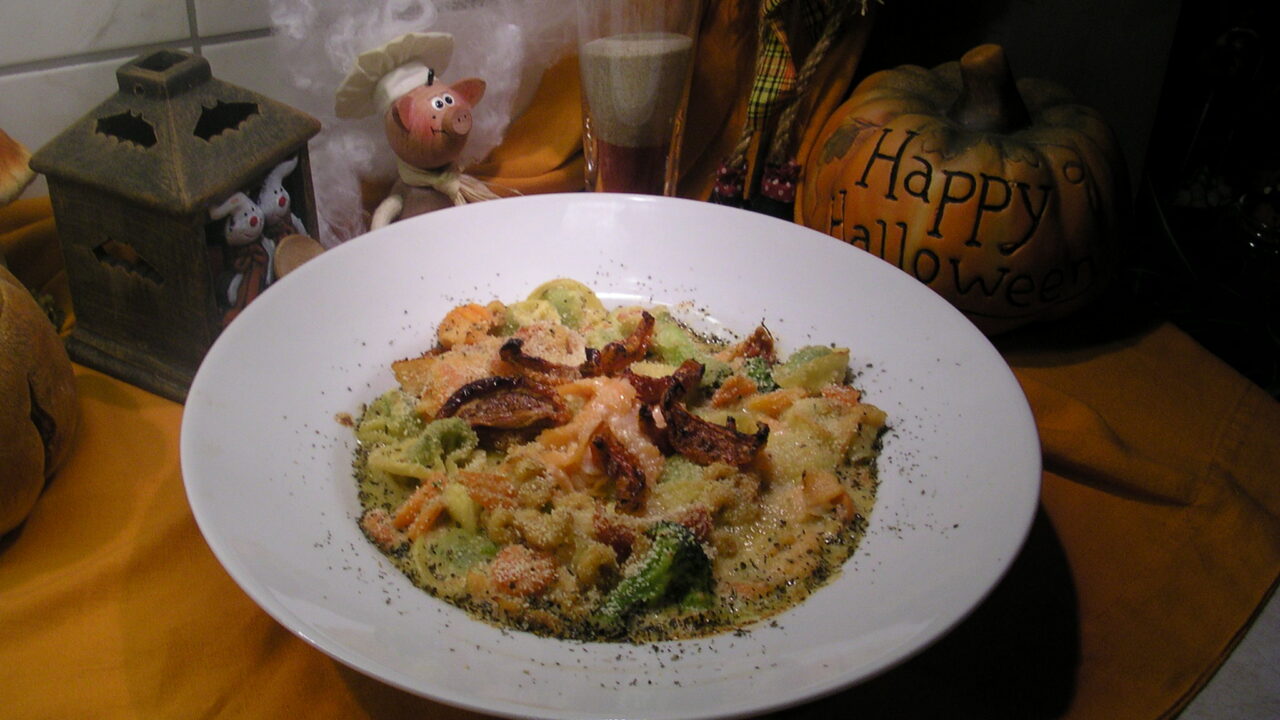 Tortellini met vis