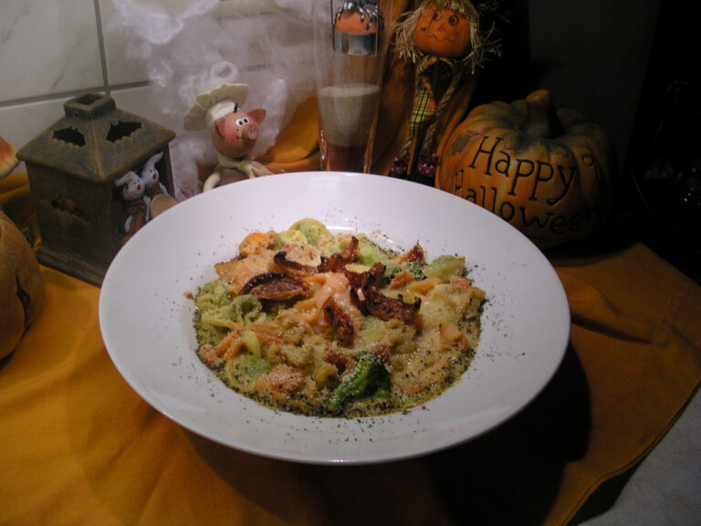 Tortellini met vis