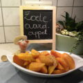 Aardappels : zoete aardappel met zwarte peper