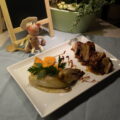 Gegrilde eendeborst