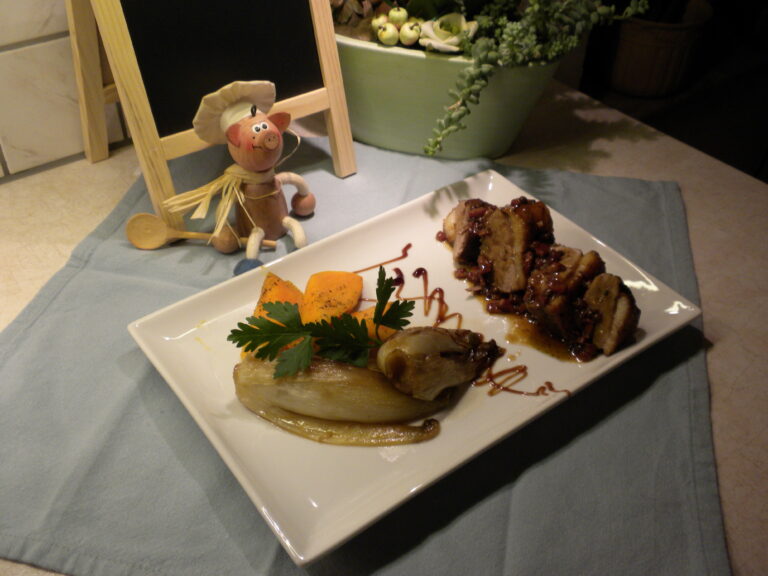 Gegrilde eendeborst