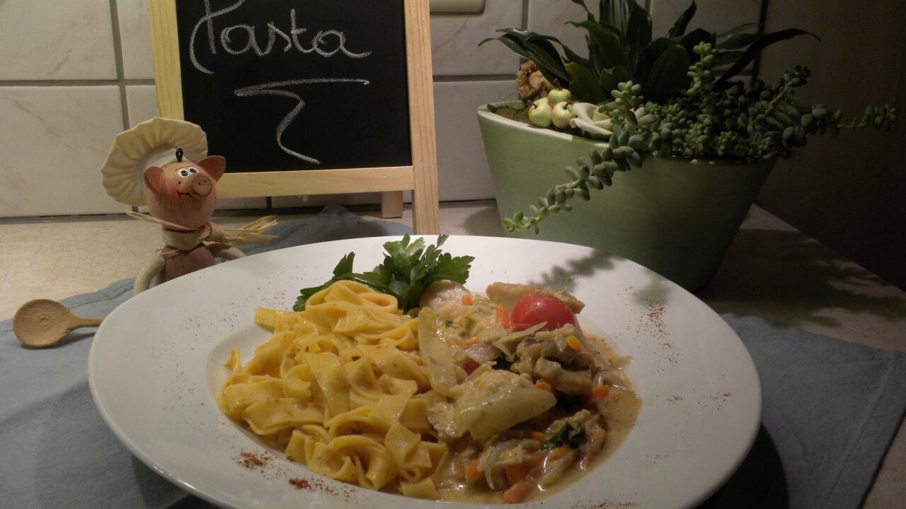 Pasta van het huis