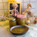 Confituur met kiwi, meloen en appelsien