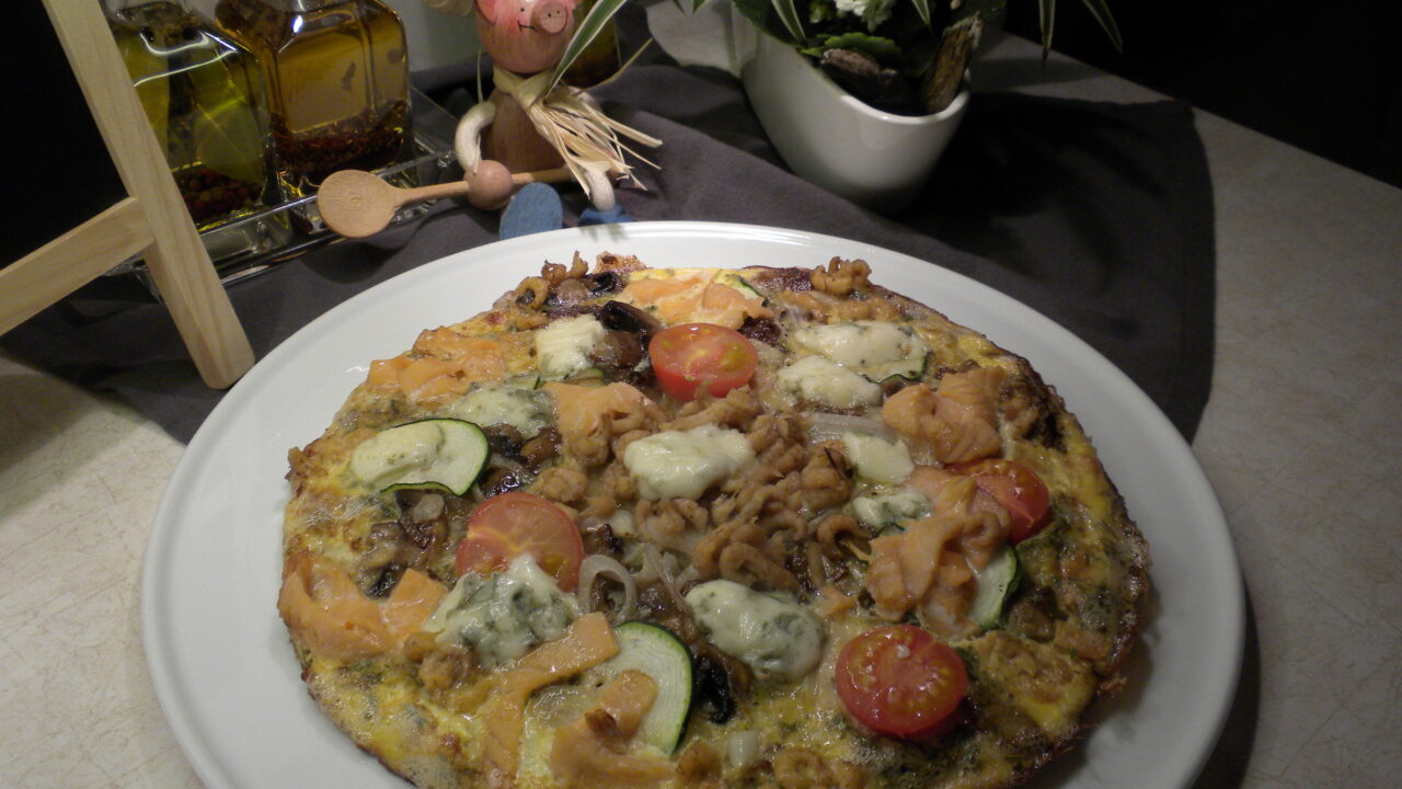 Omeletje, een fantasieke van overschotjes
