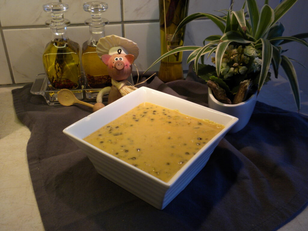 Saus : Zacht pepersausje met curry