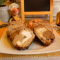 Kippenvleesbrood gevuld met kip , champignons …