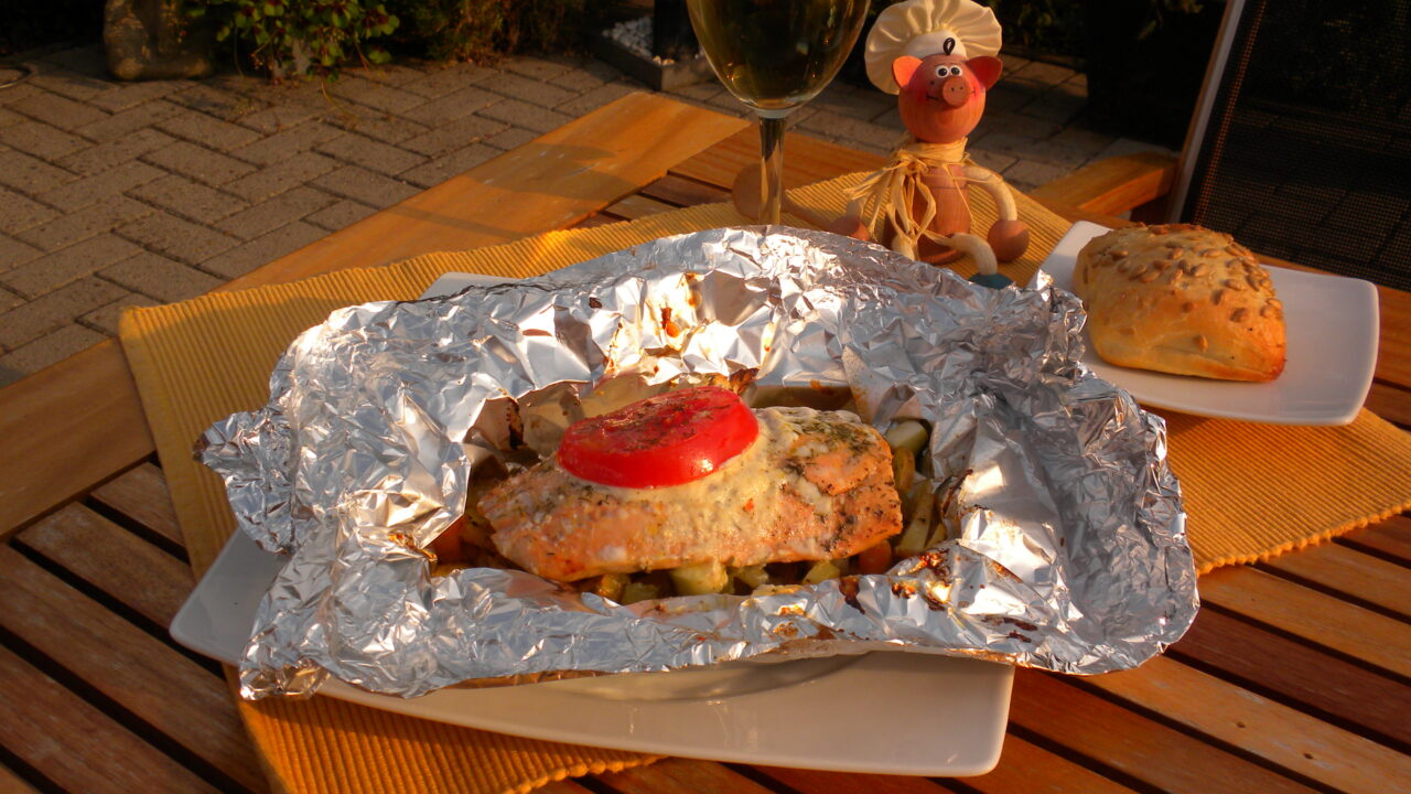 Papillotte van wilde zalm