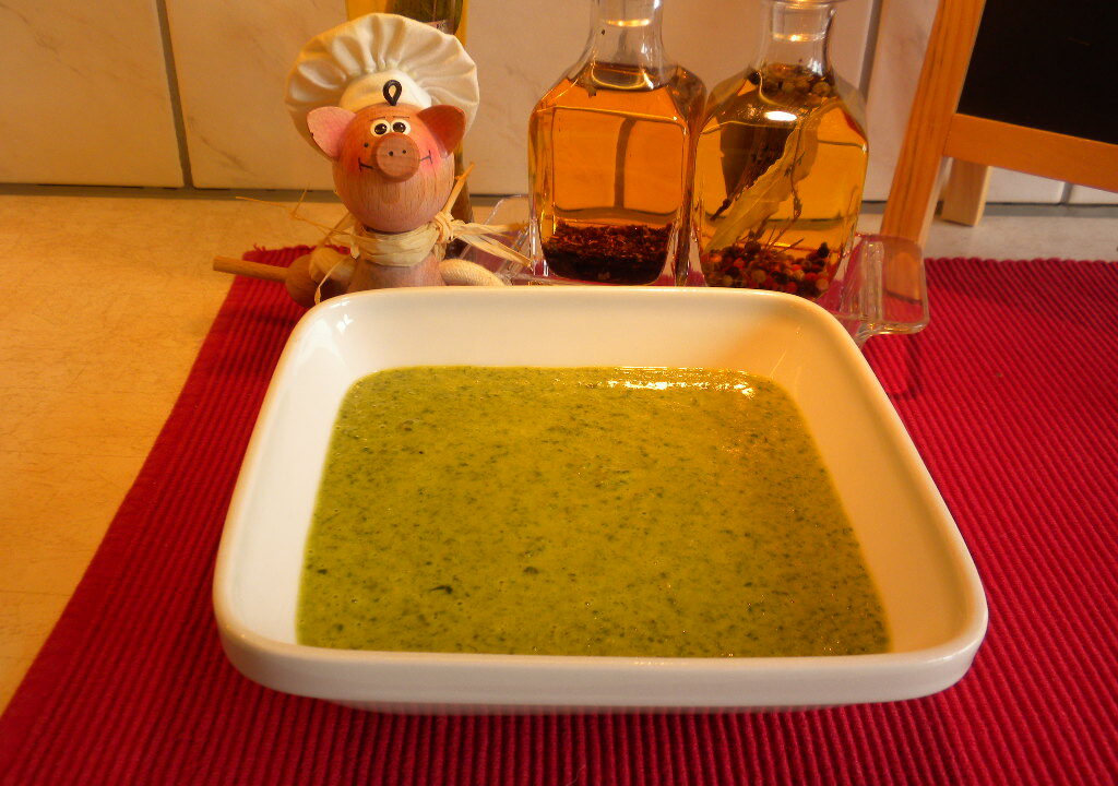 Saus : Basilicum roomsaus