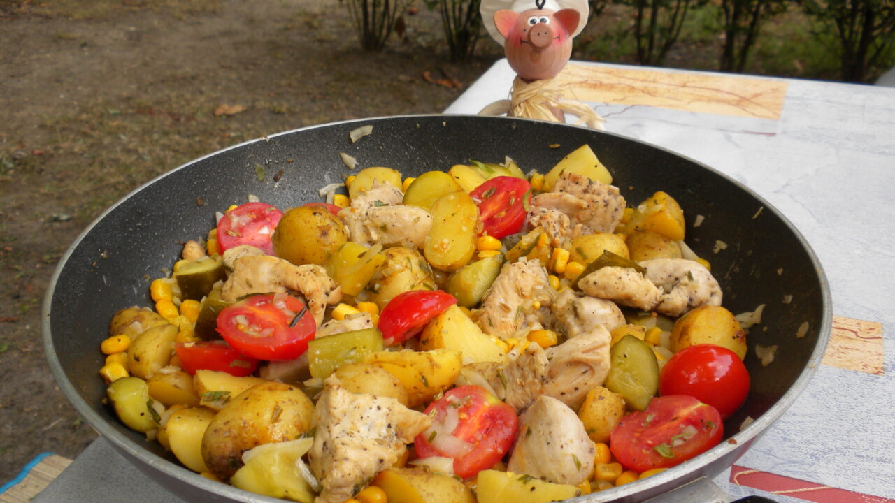 Vakantie : Een-pansgerecht met kip en ….