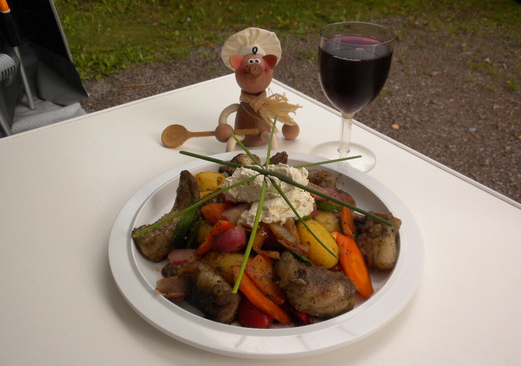 Vakantie : Zeewolffilets met hartelijke groenten