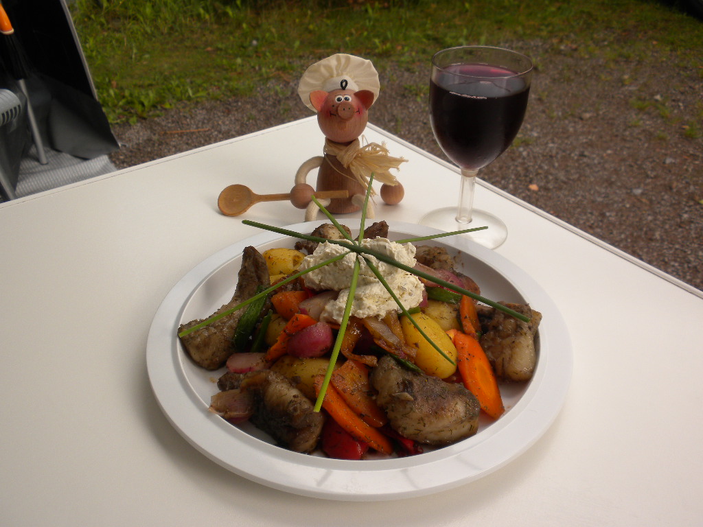 Vakantie : Zeewolffilets met hartelijke groenten