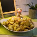 Aardappelen goed gekruid met dille en zwarte peper