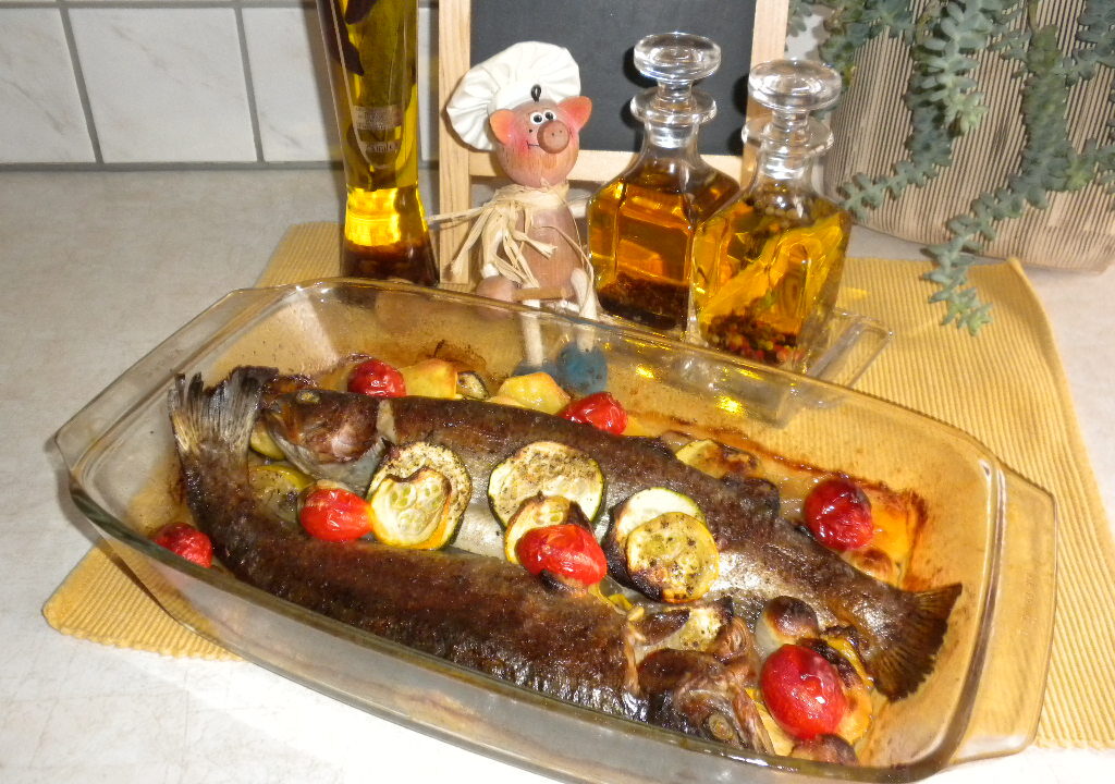 Forel in herfstkleuren