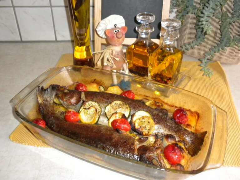 Forel in herfstkleuren