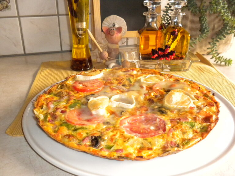 Omelet in herfst kleuren