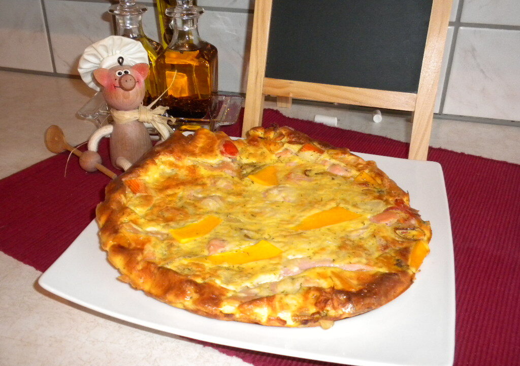Halloweenomelet met gerookte zalm