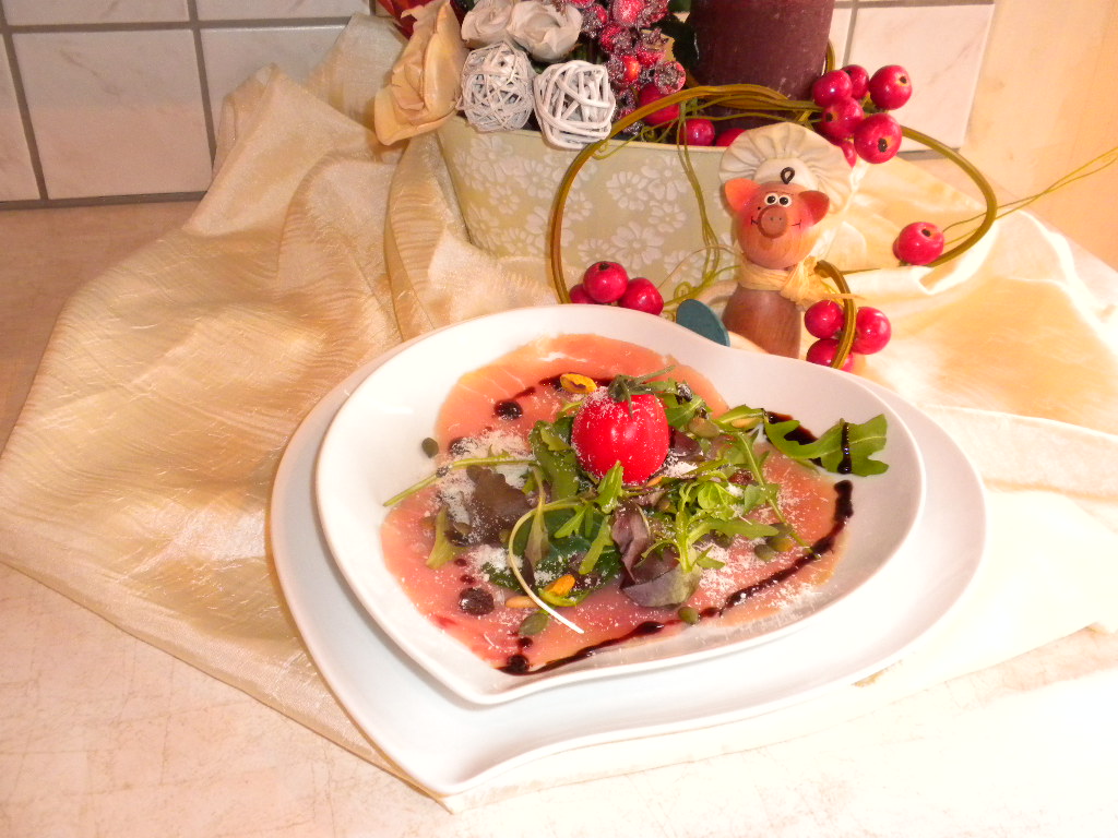 Carpaccio van tonijn
