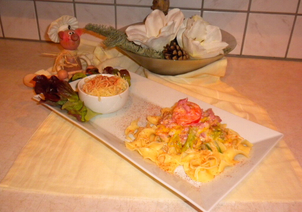 Pasta met oud – Brugse kaas met cajunkruiden