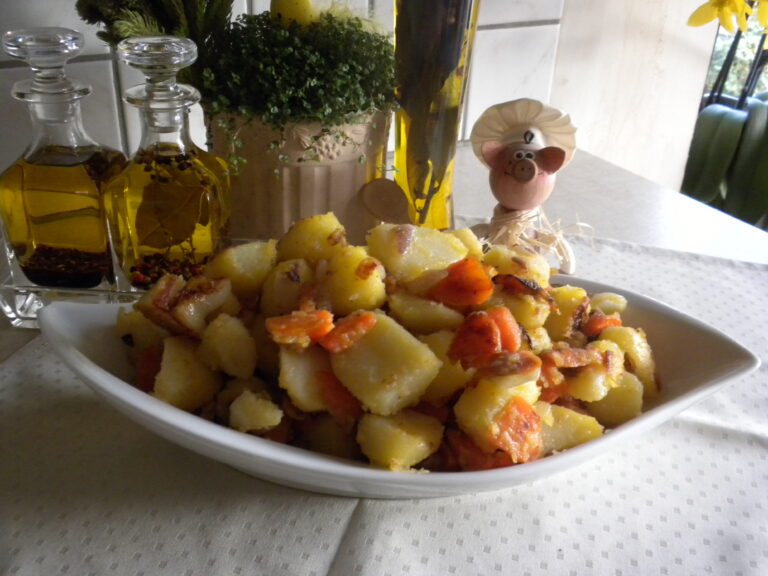 Aardappelen opgebakken met mierikswortel …enz