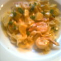 Scampi’s met curryroomsaus
