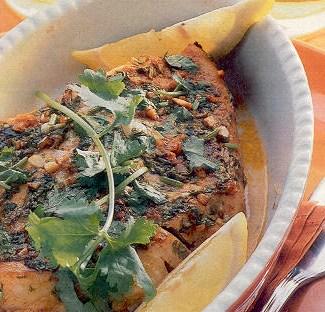 Pittige vis uit de oven