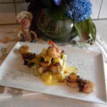 Verrassend : St- Jacobsvruchten met scampi’s