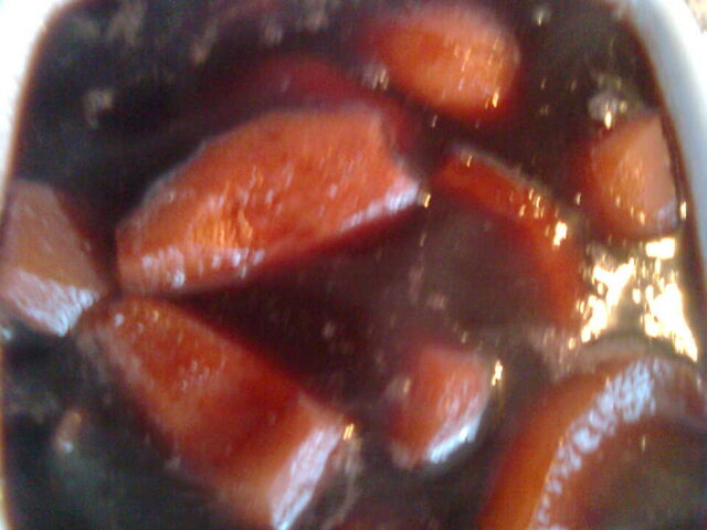 Stoofpeertjes met port