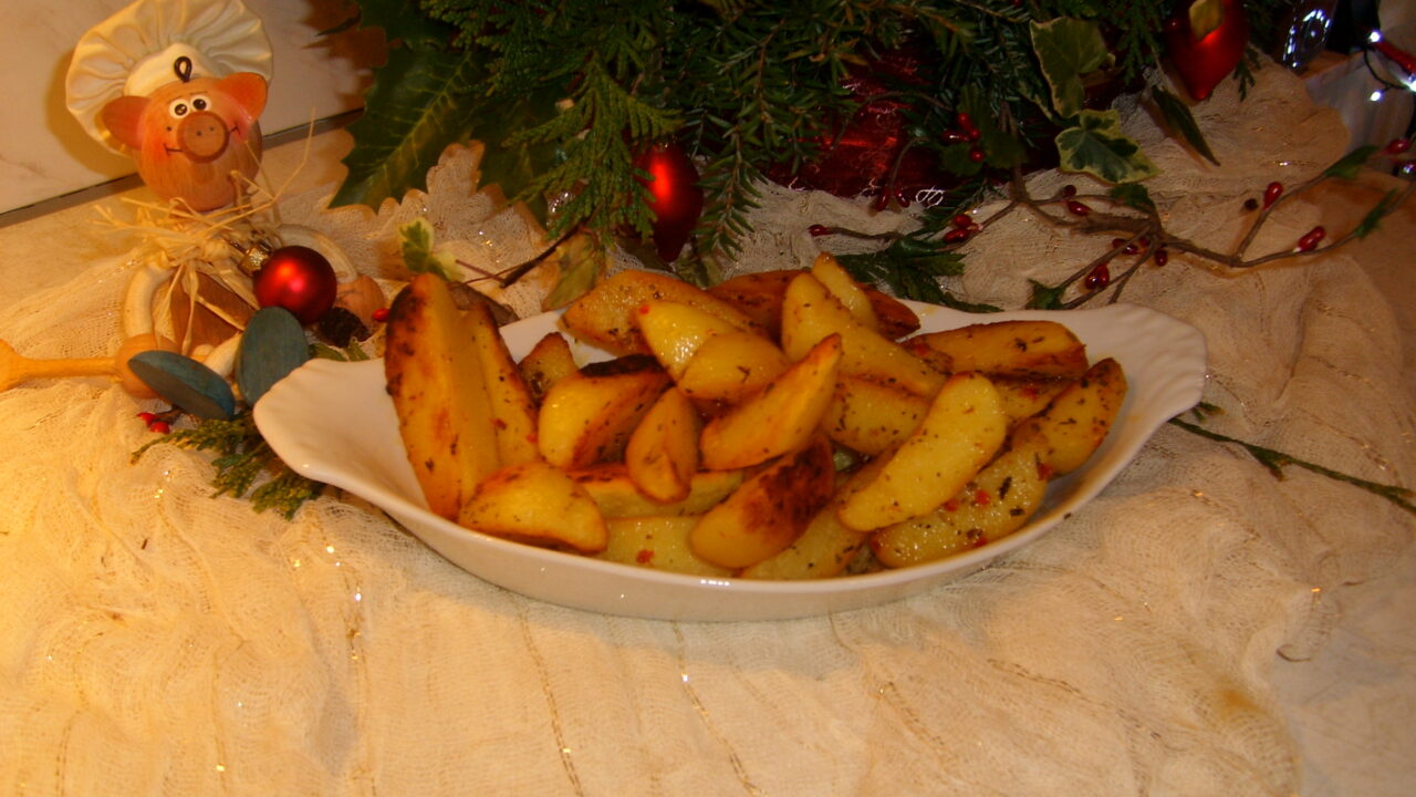 Aardappelkwartjes gemarineerd