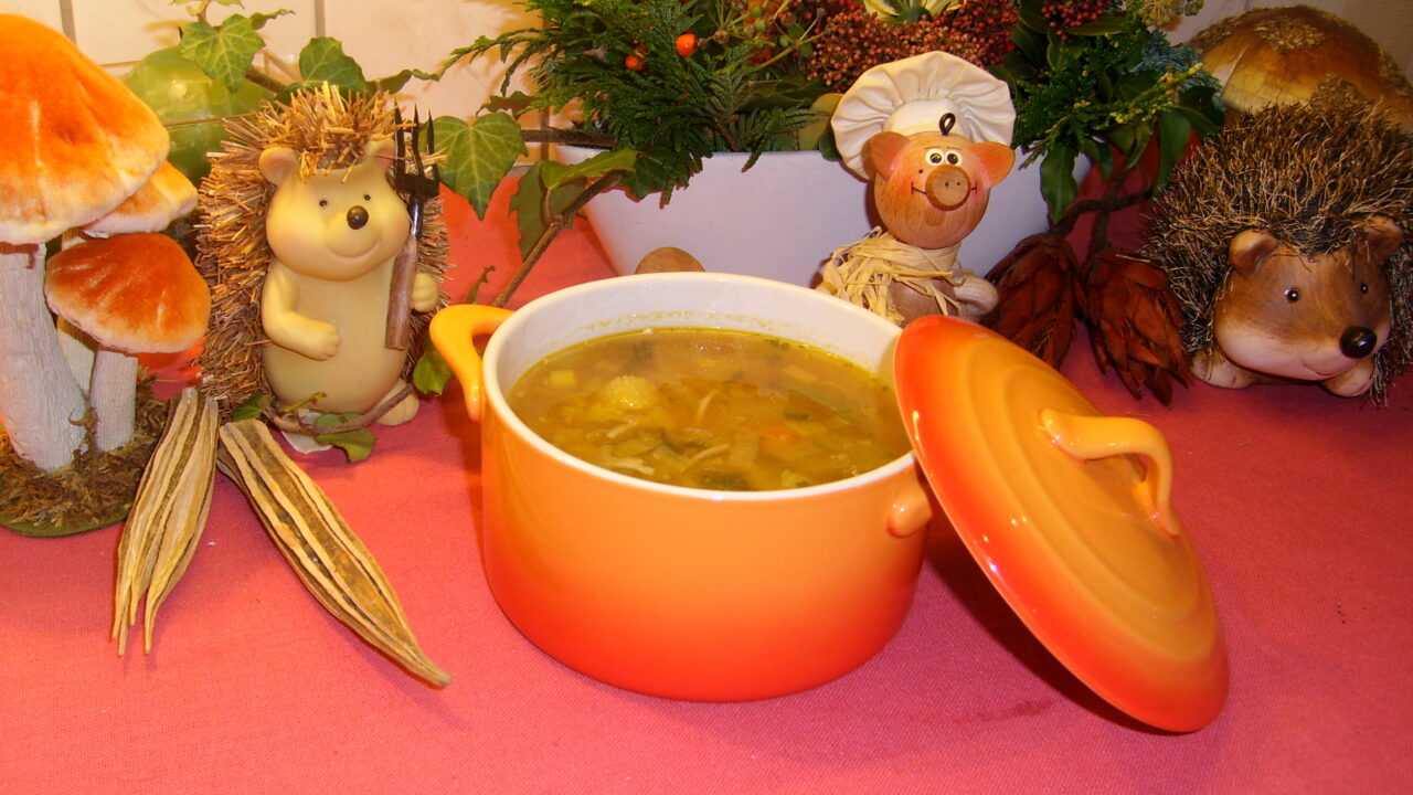 Soep : groentebouillon