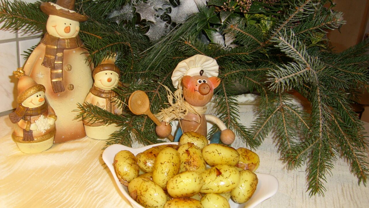 Aardappelkrieltjes met dille en citroen
