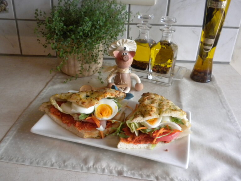 Foccacia met pikante filet americain