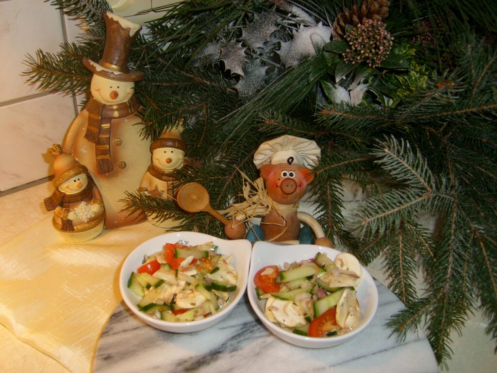 Groentebordje fris voor bij de vis