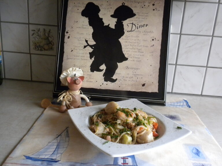 St-Jacobsvruchten met scampi’s
