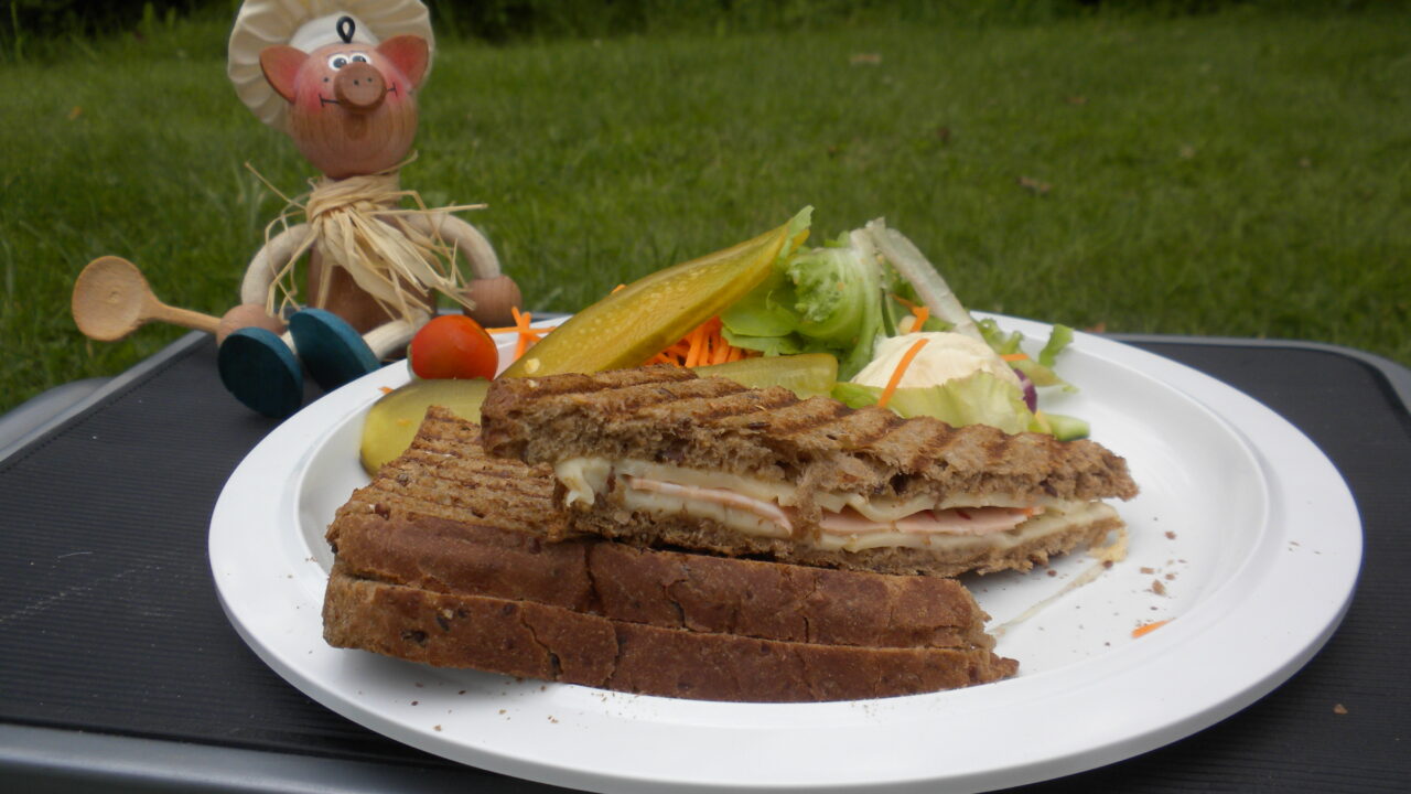 Vakantie : geroosterde boterhammetjes