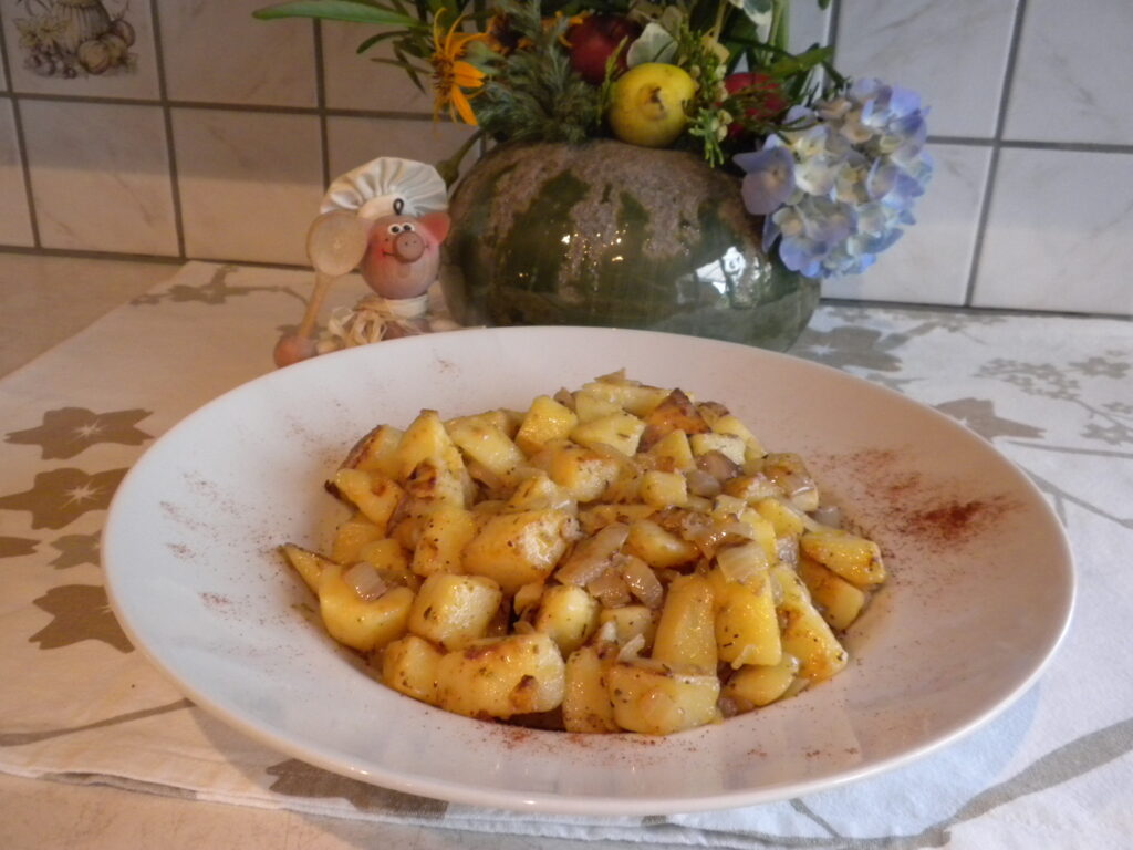 Aardappelblokjes