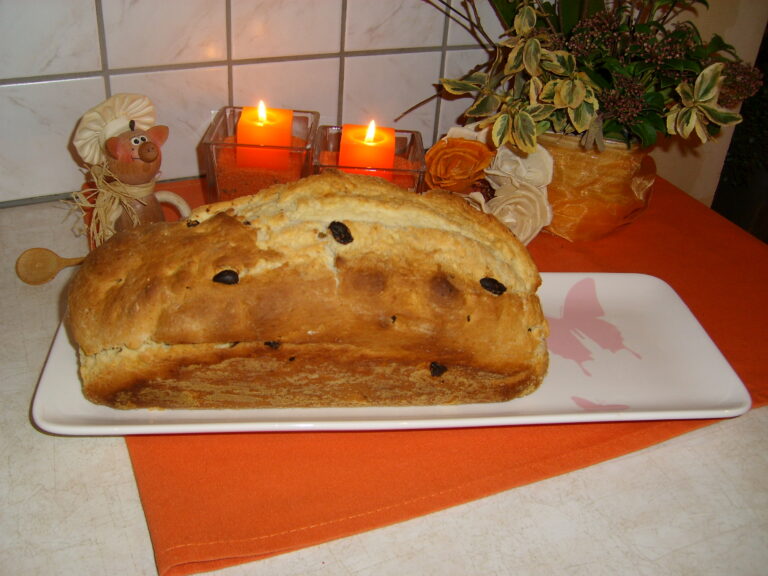 Brood met rozijnen en krenten