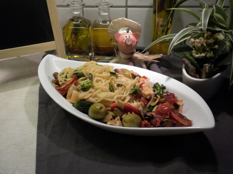 Een zuiders pasta bordje