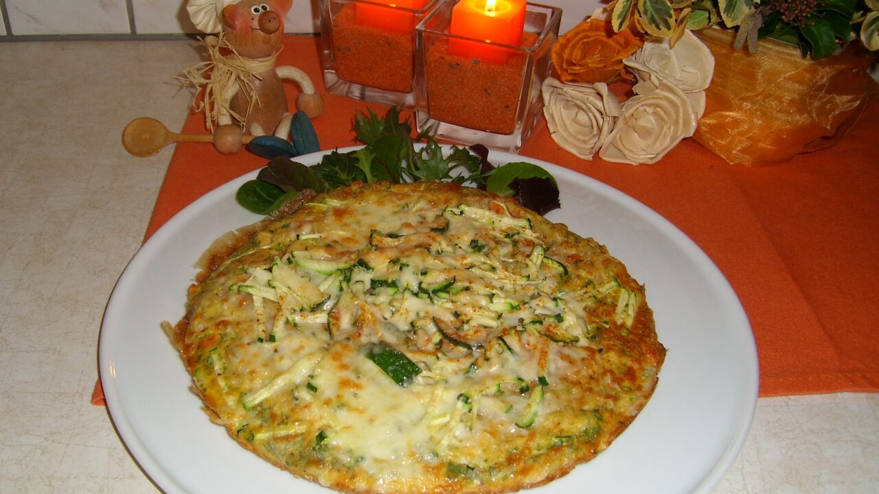 Ei-omelet met een fris kleurtje