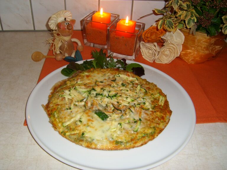 Ei-omelet met een fris kleurtje