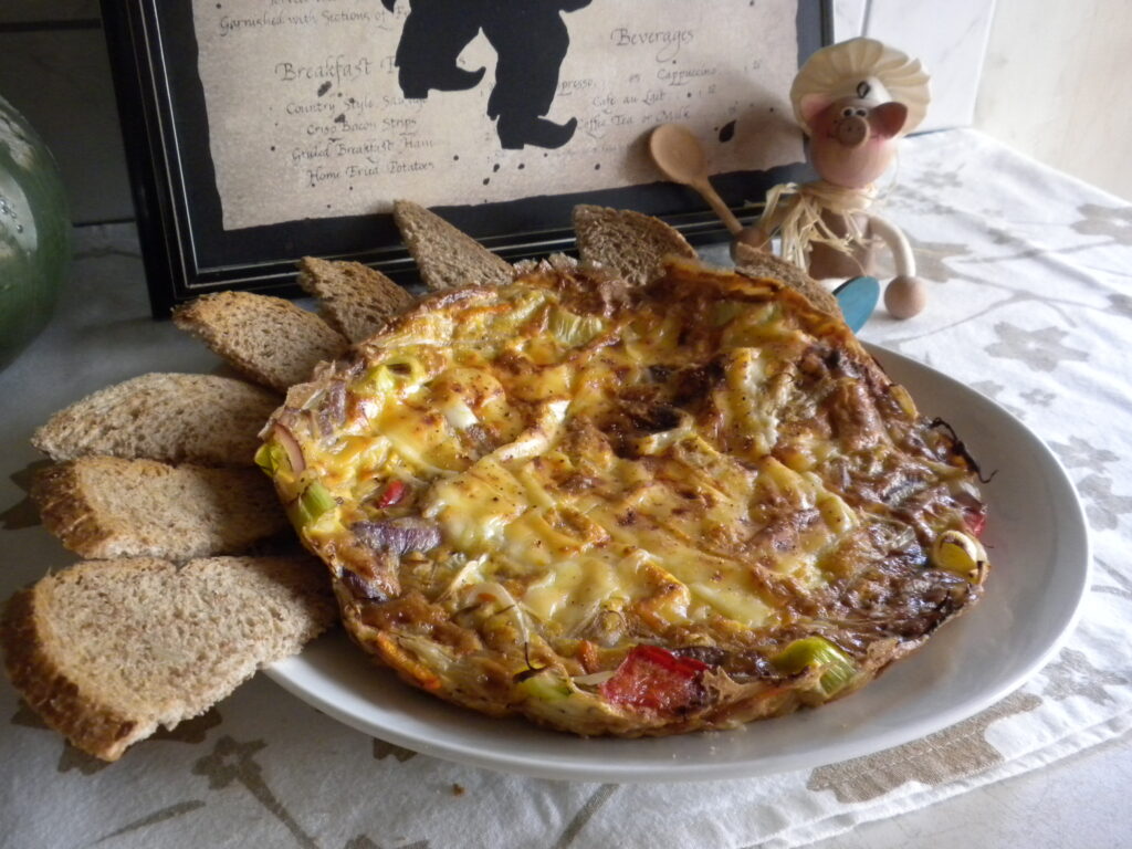 Ei-omelet op grootmoeders wijze