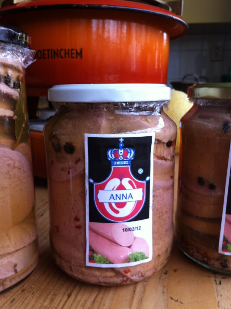 Leverworst in ’t zuur