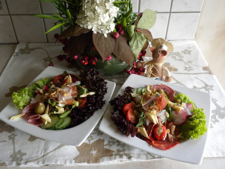Salade met een zomers tintje