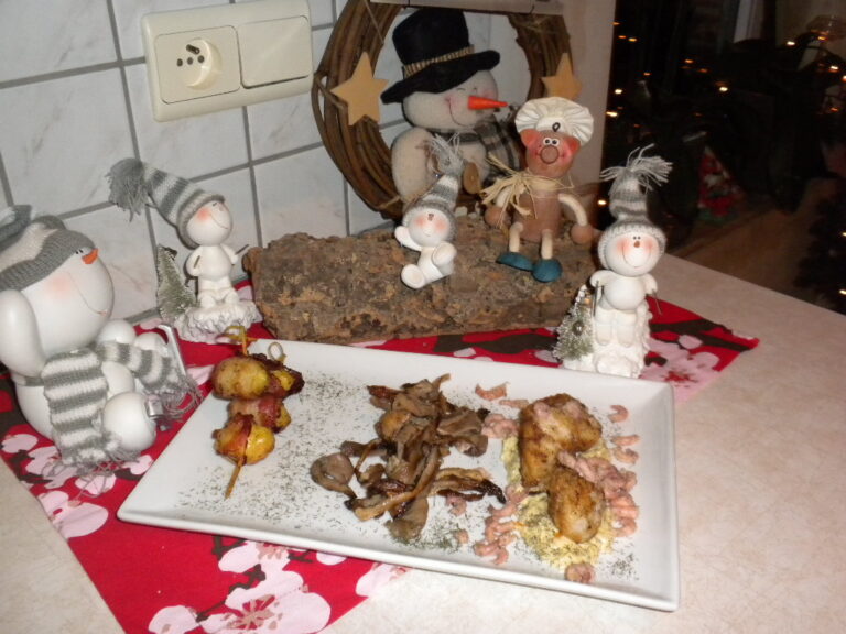 Winters visbordje